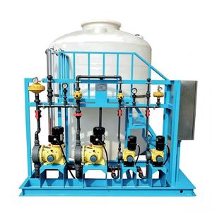 Sistema de Dosificación de Ácido Sulfúrico y Ácido Clorhídrico, Unidad de Dosificación Química Montada en Plataforma con Bomba Dosificadora de Diafragma para Plantas de Agua - Product Image 6