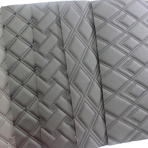 Cuir synthétique PVC matelassé diamant pour sellerie automobile, matériau d'intérieur automobile - Product Image 2