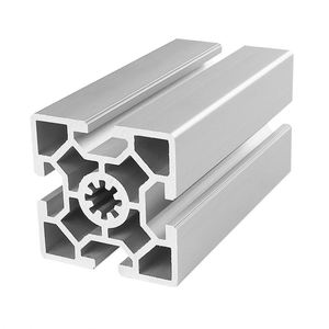 European Standard Industrial Aluminum Profiles 6060 2.5mm Thick Square Shape Single Groove Cutting Available for Robot <b>Fence</b> - Product Image 1