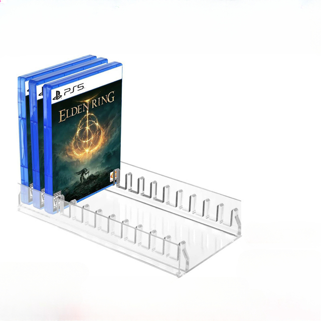 Customized Acrylic Game Disc Case AndRack Storage Rack Disc Display Rack Transparent CD Rack