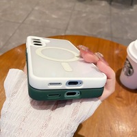 Pour Samsung S25 Edge Case Coloré Mat Magnétique Charge Clair Téléphone Cas pour Samsung Galaxy S25 S24 S23 Ultra Plus