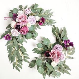Bienvenue marque transfrontalière vente chaude fleurs artificielles Floral diagonale mariage anniversaire Arrangement <span class=keywords><strong>eau</strong></span> saint valentin - Product Image 6