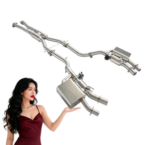 Tubos de escape CatBack de alto rendimiento para escape de silenciadores con válvulas Kia Poison <span class=keywords><strong>Sting</strong></span> 3,3 T - Product Image 1