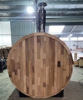 Harga Pabrik Tungku Sauna Listrik Modern dengan Kayu Cedar Merah Kanada untuk Penggunaan Dalam/Luar Ruangan di Hotel, Resort, dan Spa Rumah