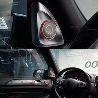 Haut-parleur rotatif 4D pour Mercedes Benz ML GL GLE GLS, lumière ambiante LED pour l'intérieur de la voiture, klaxon rotatif pour aigus