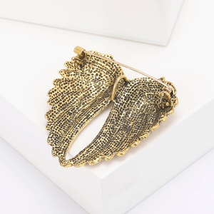 Bros sayap malaikat kristal bertatahkan Aloi untuk perhiasan pernikahan Pria Wanita dan anak-anak - Product Image 5