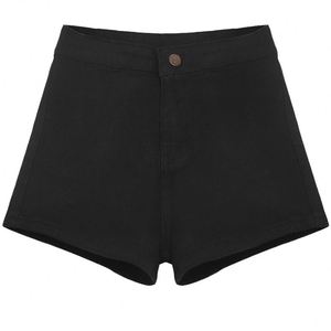 Serie Personalizzabile di <span class=keywords><strong>Shorts</strong></span> in Denim Skinny con Zip, Moda Hip Hop, Classici <span class=keywords><strong>Neri</strong></span> Comodi per Donne, Casual Estivi per Ragazze - Product Image 3