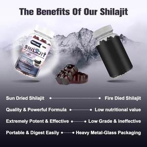 OEM Private Label 600mg Shilajit Multi-supplement Gummies Shilajit Gummy For Men &amp; Women - Product Image 3