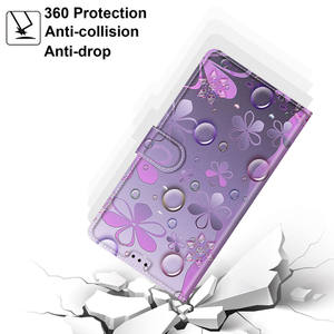 Étui de téléphone portefeuille à rabat peint en cuir PU pour Samsung <span class=keywords><strong>Galaxy</strong></span> S24 S23 S22 Ultra étui pour Samsung <span class=keywords><strong>Galaxy</strong></span> S21 S20 S10 Plus - Product Image 4