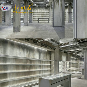 Nuevos materiales de construcción de hormigón visto, losas de hormigón de alto rendimiento, paneles de pared resistentes a la corrosión para decoración interior. - Product Image 2