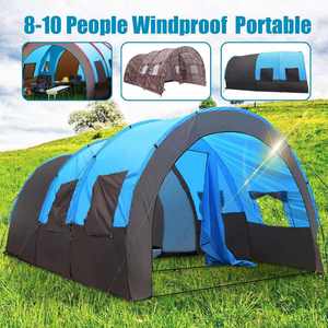 Carpa de <span class=keywords><strong>Camping</strong></span> Portátil para Exteriores, Protección Solar, Carpa Grande de Moda Semicircular, Toldo Impermeable - Product Image 4