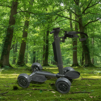 Chariot de golf électrique pliable 4 roues ultra puissant et léger pour la mobilité