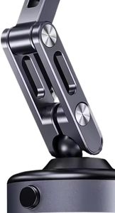 360 Degree <b>Rotation</b> Stable Glass Vacuum Adsorption Suction Vacuum Cell Mobile <b>Desk</b> Stand Car Magnetic Phone Holder - Product Image 4