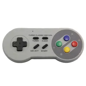 2.4GHZ Wireless Controller Gamepad Joystick Game Handle With Adapter For Super Nintendo SNES Classic Mini Edition Console