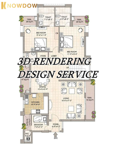 KNOWDOW Service de design d'intérieur personnalisé avec des rendus 3D photoréalistes Plans CAO et services de dessin d'élévation - Product Image 4