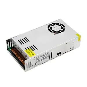 Transformador de potência pequena, transformador de 220v dc 12v 30a fonte de alimentação de comutação 360w, adaptador para motor pequeno 200a dc controlador de motor