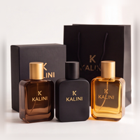 Flacon de parfum vide en verre carré de luxe de 50 ml, personnalisable en gros, rechargeable, avec boîte, pour cadeaux de mariage