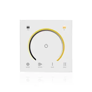 RF 2.4G Wireless CCT Led Light Panel Controller PWM Glass Wall Mounted Touch Dimmer Switch