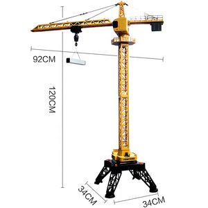 Grúa de <span class=keywords><strong>Control</strong></span> Remoto de Metal Huina 1585 1/14, Modelo de Estructura de Grúa, Camión de Ingeniería Rc, Juguete - Product Image 4