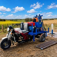 Machine de forage de puits d'eau de 200 m de profondeur, économe en énergie, haute efficacité