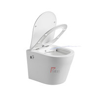 Toilettes de forme ronde au design moderne avec bidet intégré cuvette de toilette bidet toilette avec bidet