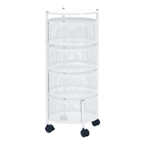 Étagère de rangement multifonctionnelle moderne non pliable en acier au carbone à cinq niveaux pour <span class=keywords><strong>cuisine</strong></span>, support à casseroles, étagère de rangement au sol pour l'organisation - Product Image 2