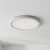Plafonnier LED rond à encastrer 15 pouces, livraison rapide, cadre en aluminium, intensité variable, pour hôtel, bureau, chambre