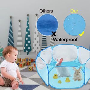 Custom rosa più portatile cucciolo di esercizio cane box per interni per cani di piccola taglia parco giochi con tetto - Product Image 2