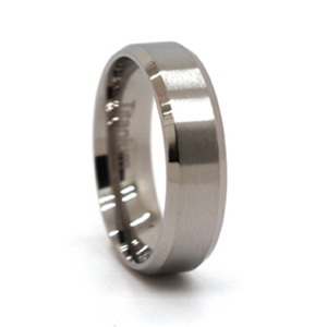 Anello Nuziale in <span class=keywords><strong>Titanio</strong></span> all'Ingrosso per Uomo, Fede Nuziale in Acciaio al <span class=keywords><strong>Titanio</strong></span> - Product Image 1