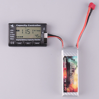 CellMeter7 V2 vérificateur de capacité de batterie numérique voltmètre pour LiPo/LiFe/Li-ion 2-7S 0.001V fonction d'équilibre pièces et accessoires RC