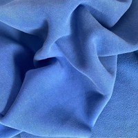 Tejido de punto de vellón cepillado suave y cálido, gamuza lijada elástica y transpirable para ropa de descanso, ropa deportiva y joggers 43/44 pulgadas