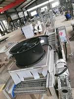 HUAGANG Industriële Commerciële Groente Fruit Was- en Droogmachine Model MQX-4000 Motor Luchtbelreiniging SUS304 RVS