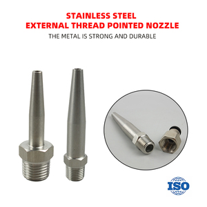 New thép không gỉ tuyến tính vòi phun bên ngoài chủ đề chỉ thổi không khí & cột nước xả vòi phun - Product Image 2