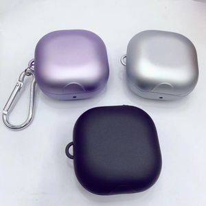 Coque de protection rigide et brillante 2021 ° pour <span class=keywords><strong>samsung</strong></span> <span class=keywords><strong>galaxy</strong></span> <span class=keywords><strong>buds</strong></span> pro, avec porte-clés et boutons en direct - Product Image 1