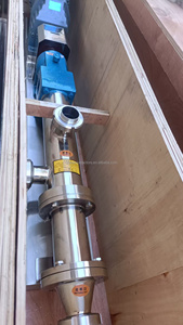 Pompe à vis progressive sanitaire motorisée en acier inoxydable à haute viscosité, capacité de refoulement, 2 pouces, excellente performance - Product Image 5