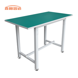 Table de travail antistatique pour chaîne de montage de haute qualité, personnalisée, avec convoyeur à bande et éclairage LED - Product Image 6
