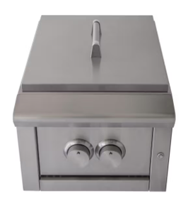 Quemador <span class=keywords><strong>de</strong></span> Alta Potencia para <span class=keywords><strong>Cocina</strong></span> Exterior Profesional, 2 Quemadores Ajustables, Quemador Lateral Moderno, Acero Inoxidable 304, Uso Comercial - Product Image 2