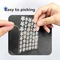 HDS Patchs Hydrocolloïdes Étoilés Anti-Acné, 51 Patchs par Feuille, Transparents à l'Huile Essentielle d'Arbre à Thé, pour Peaux Normales, Usine