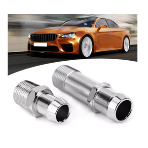 Kit de connecteurs de tuyau de chauffage nickelés, 2 pièces, <span class=keywords><strong>3</strong></span>/<span class=keywords><strong>4</strong></span> "et 5/<span class=keywords><strong>8</strong></span>" pour GM Chevrolet Silverado Tahoe Suburban, remplace l'OEM # 9514 # 9515 - Product Image 6