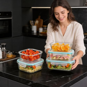 Classic Design Rectangle Food Container <b>Kids</b> <b>Lunch</b> Bento <b>Box</b> With Locking Lid pp Cover for Camping - Product Image 3