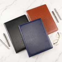 Porte-documents professionnel multifonctionnel personnalisé CCH, format A4, en cuir, avec fermeture magnétique pour contrats