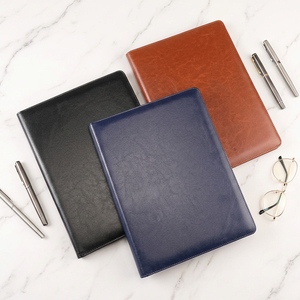 CCH Customized multi-functional business <b>folder</b> <b>A4</b> leather magnetic contract <b>folder</b> - Product Image 6