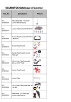 Plaques d'immatriculation en gros U-ral CJ-K750 R71 (avant et arrière) pour moto R1 R50 R71 M72 R60 R12 KC750