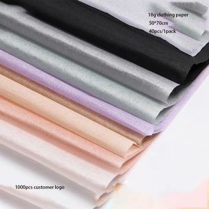 Custom Logo Printing Gift Wrapping Tissue Paper for packing clothing flower Wrapping paper