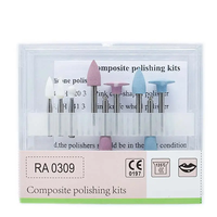 Kits de polissage de résine composite dentaire instruments dentaires de polissage en caoutchouc de silicone