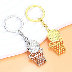 Porte-clés de basket-ball en alliage de zinc avec logo personnalisé, cadeau commémoratif pour les fans des équipes <span class=keywords><strong>NBA</strong></span>/CBA, pendentif au design moderne - Product Image 4