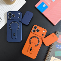 Coque de téléphone magnétique avec béquille pour iPhone 18 17 Pro Max, étui 2-en-1 en PC et TPU pour iPhone 18 17 Pro