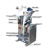 Machine d'emballage de poudre, machine de remplissage de poudre, machine d'emballage verticale à film enroulable, sachets à soudure dorsale, sachets à soudure sur quatre côtés