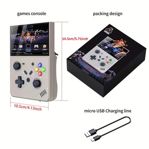 Consola de Juegos Portátil M18 con Pantalla HD de 4.3 Pulgadas, RK3566, 25 Emuladores (PSP, PS1, N64, MAME), Joysticks 3D Dobles, Batería de 4000mAh, Reproductor Retro - Product Image 1
