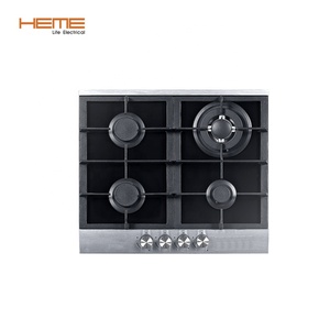 CE Household Appliance Black Tempered Glass Built <b>in</b> Gas for <b>Kitchen</b> Cooking Stove - Product Image 1